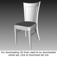 free 3D scan of chair wooden
